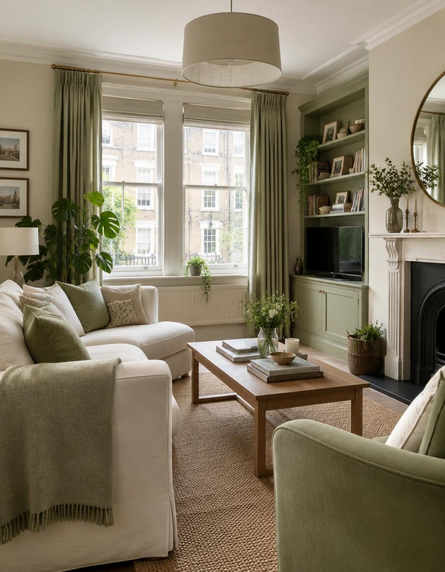 A bright, welcoming living room in a London home